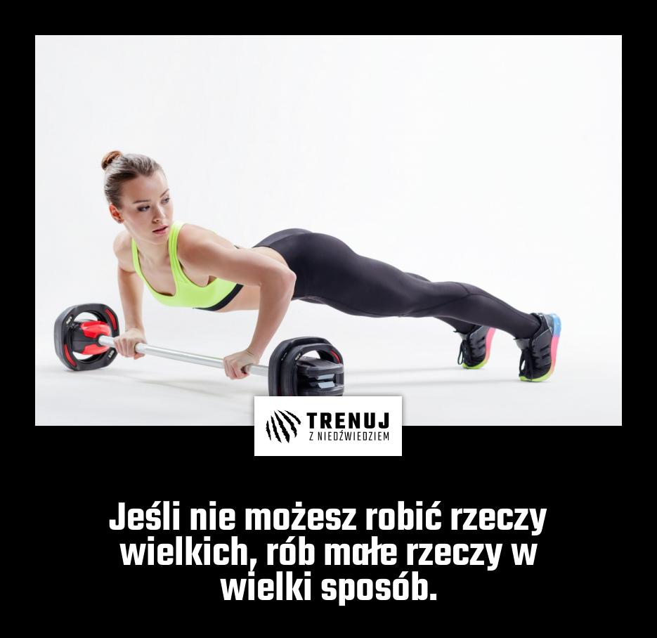 Jeśli nie możesz robić rzeczy wielkich, rób małe rzeczy w wielki sposób.