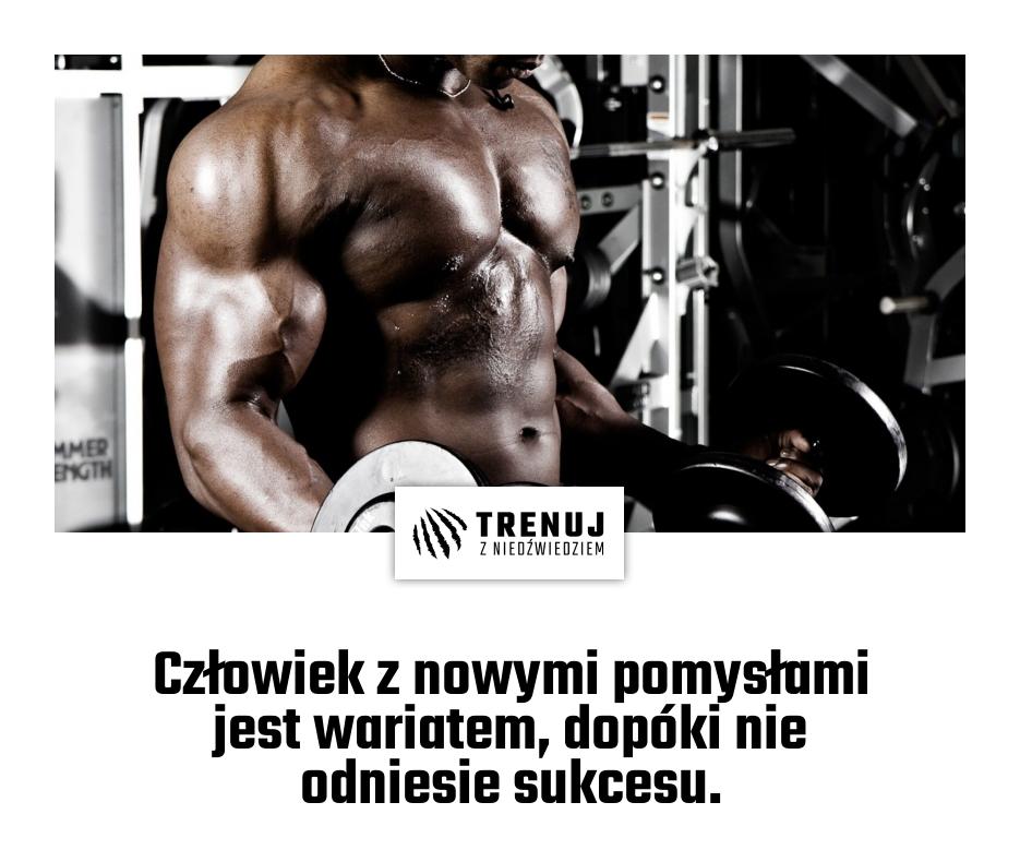 Człowiek z nowymi pomysłami jest wariatem, dopóki nie odniesie sukcesu.