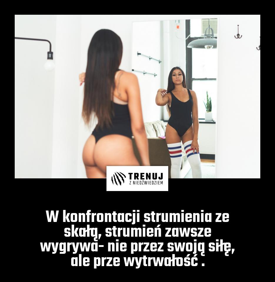 W konfrontacji strumienia ze skałą, strumień zawsze wygrywa- nie przez swoją siłę, ale prze wytrwałość .