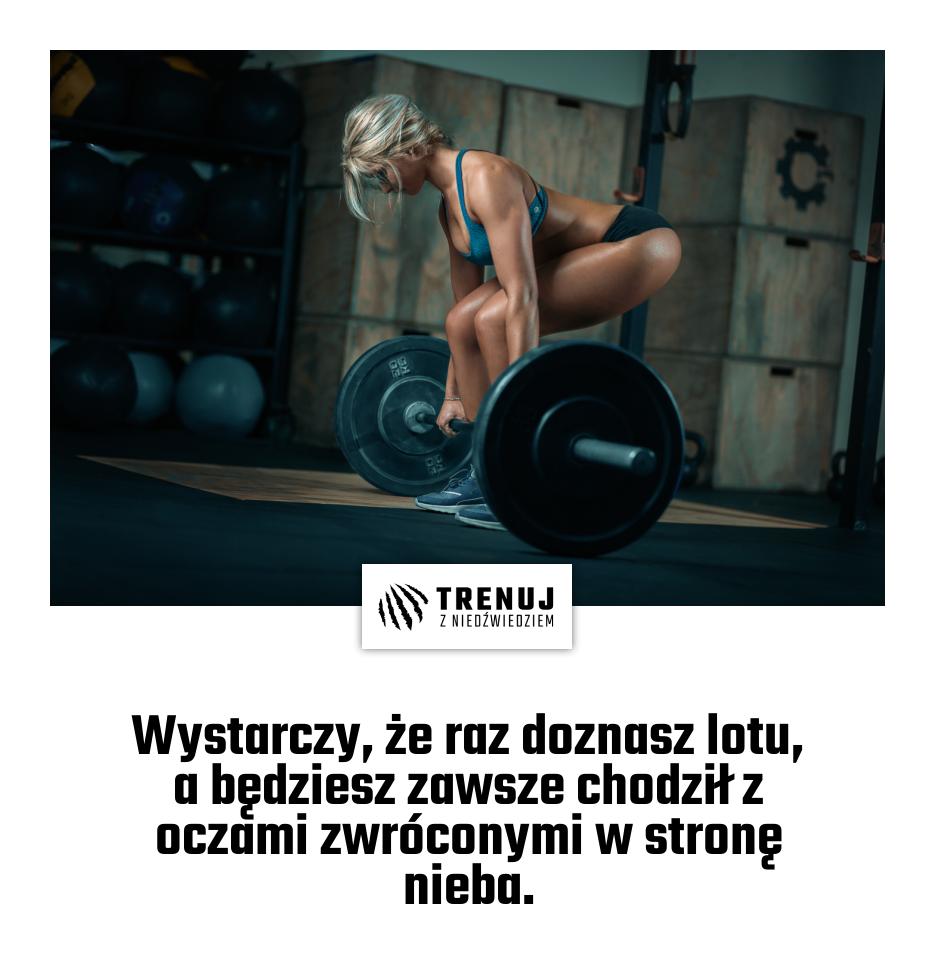 Wystarczy, że raz doznasz lotu, a będziesz zawsze chodził z oczami zwróconymi w stronę nieba.
