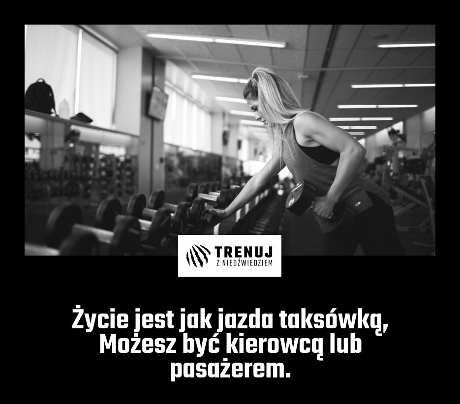 Życie jest jak jazda taksówką, Możesz być kierowcą lub pasażerem.