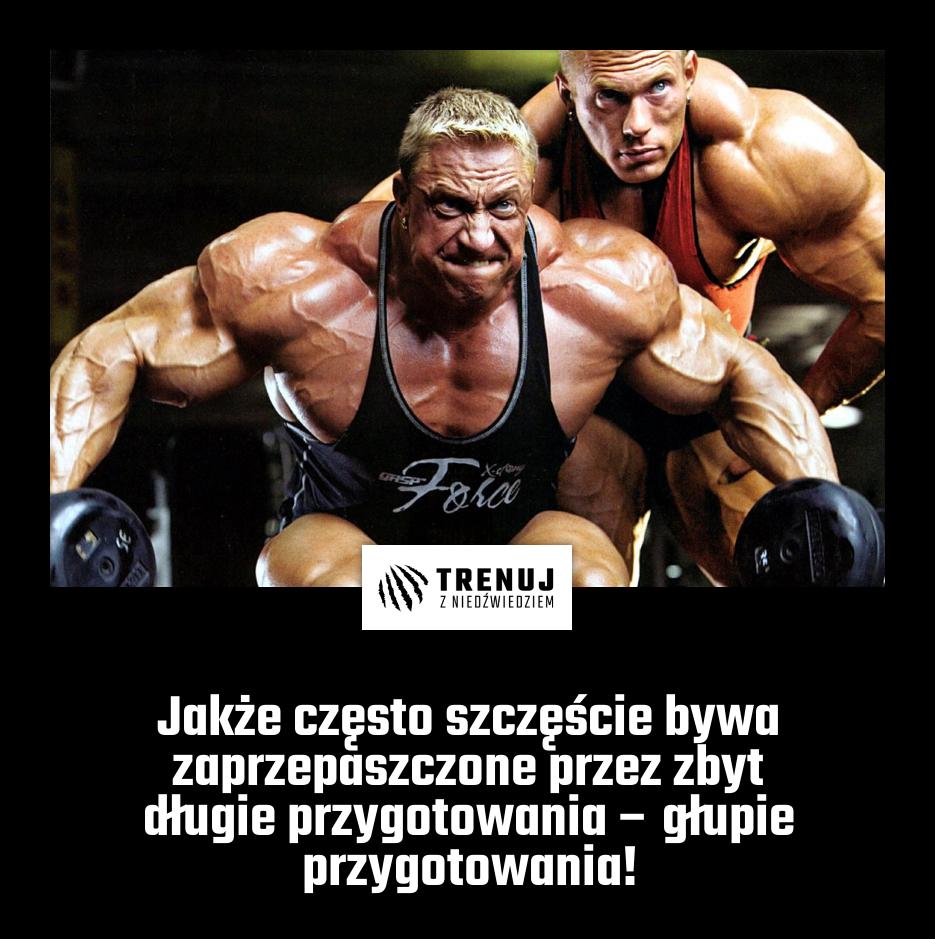 Jakże często szczęście bywa zaprzepaszczone przez zbyt długie przygotowania – głupie przygotowania!