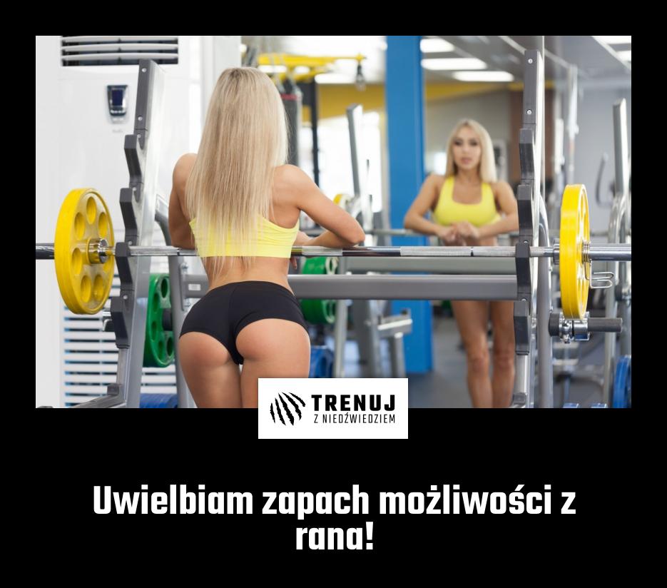Uwielbiam zapach możliwości z rana!
